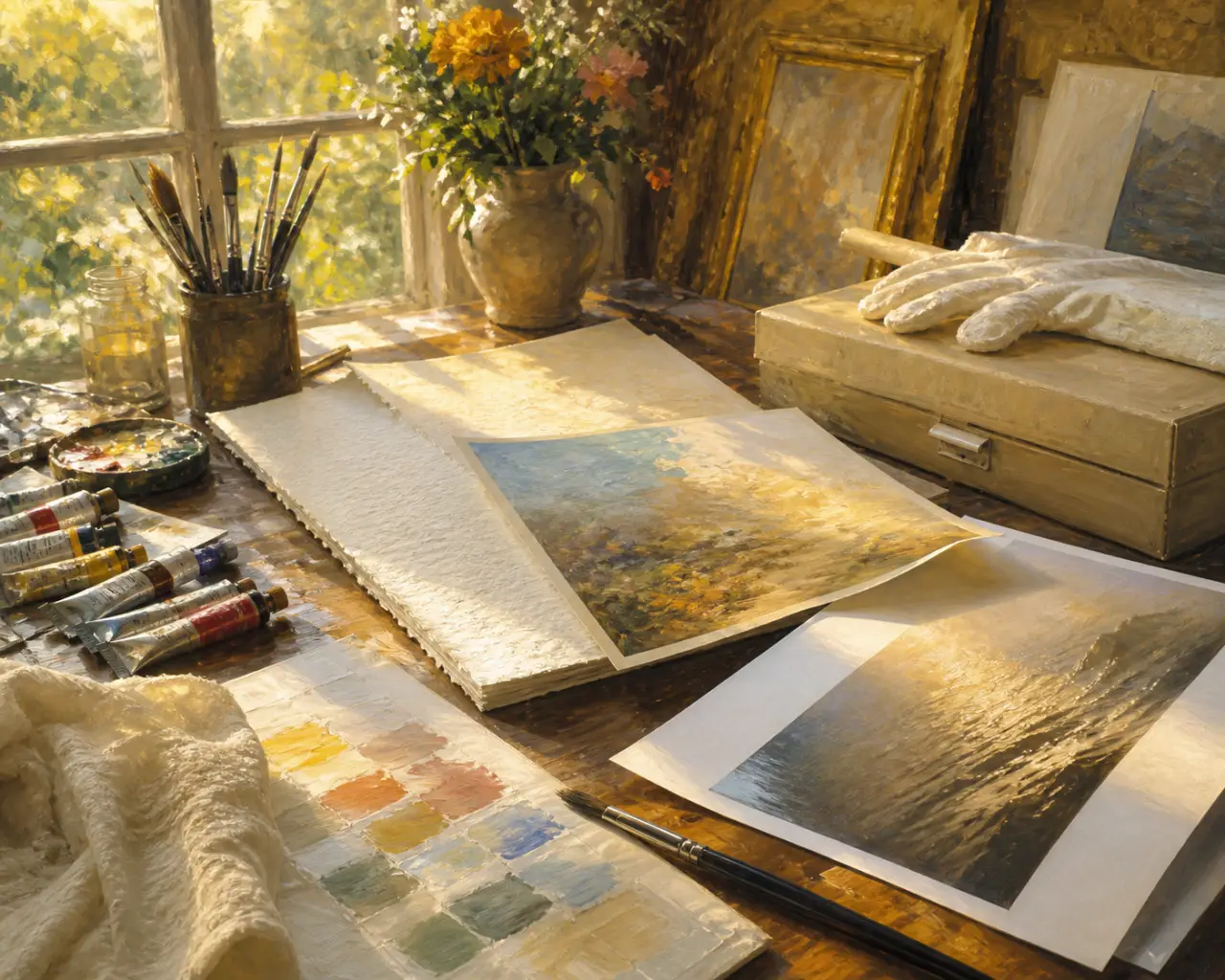 Impression art : choisir le bon papier pour maîtriser couleurs, texture et conservation