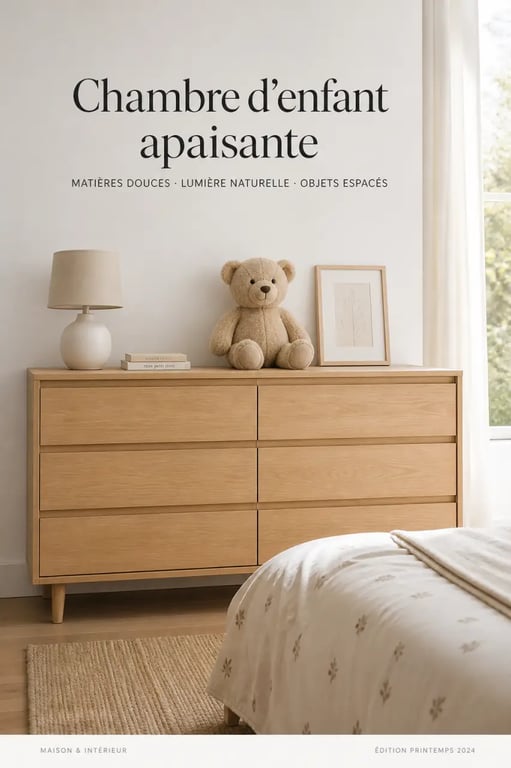 Animaux décoration intérieure : décoration douce dans une chambre d’enfant avec un objet animalier