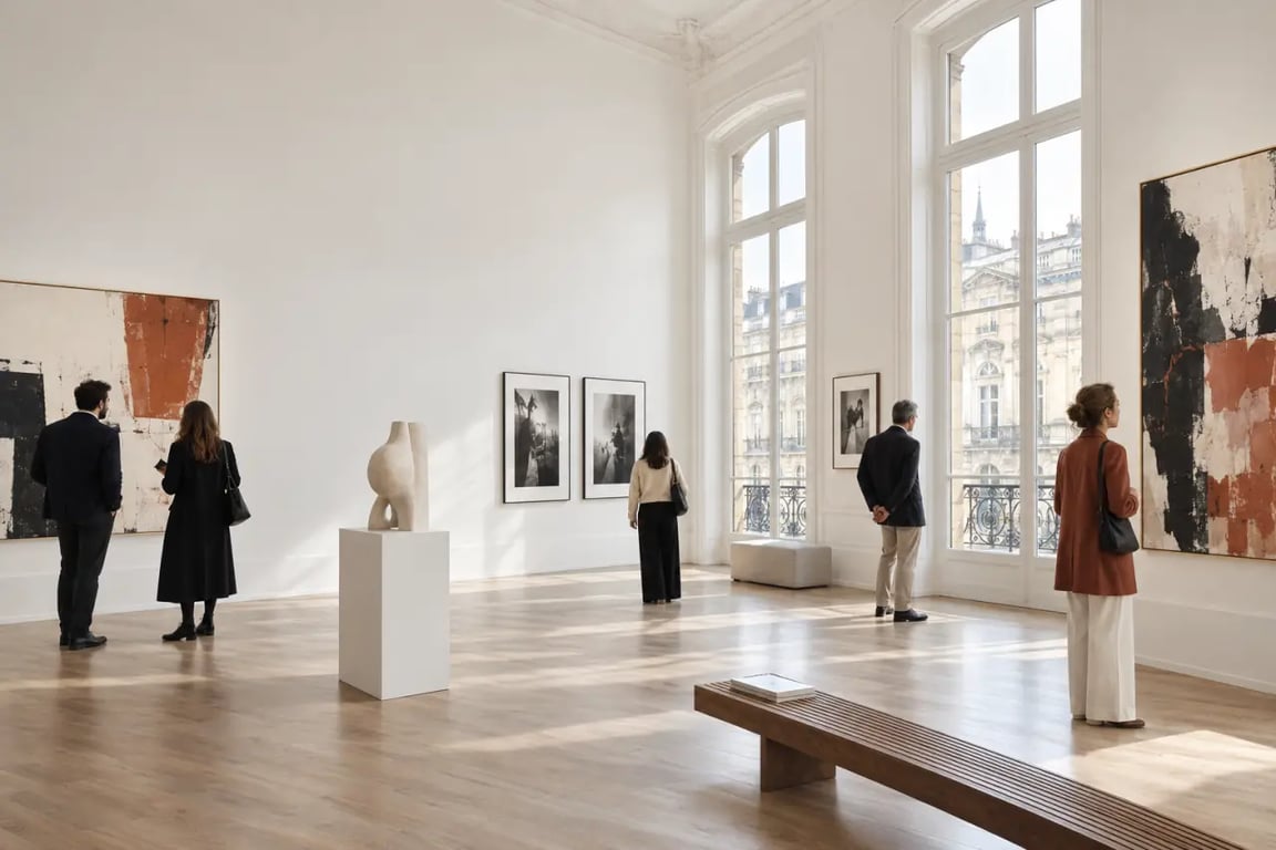 Galerie d'art Bordeaux : ambiance d'une galerie contemporaine à visiter
