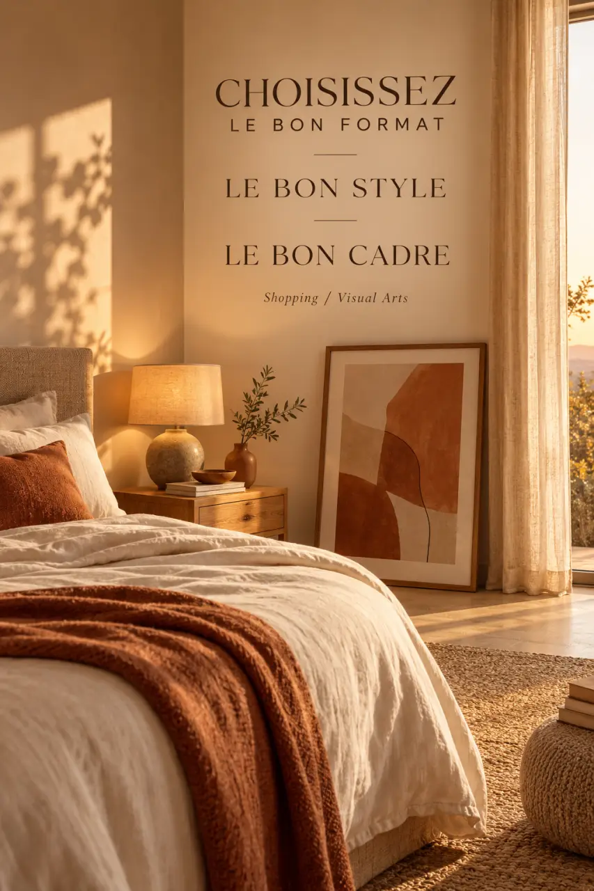 Affiche chambre : choisissez le bon format, le bon style et le bon cadre