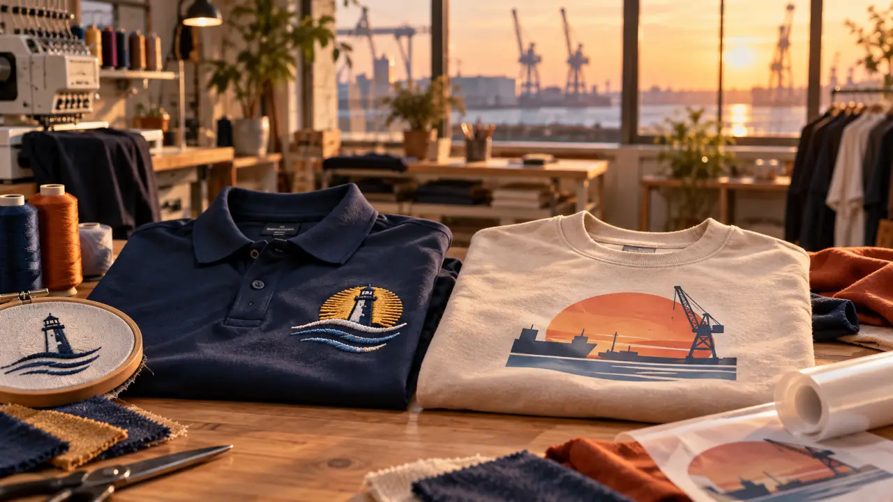 Broderie ou DTF à Saint-Nazaire : quel marquage pour un logo durable et lisible ?
