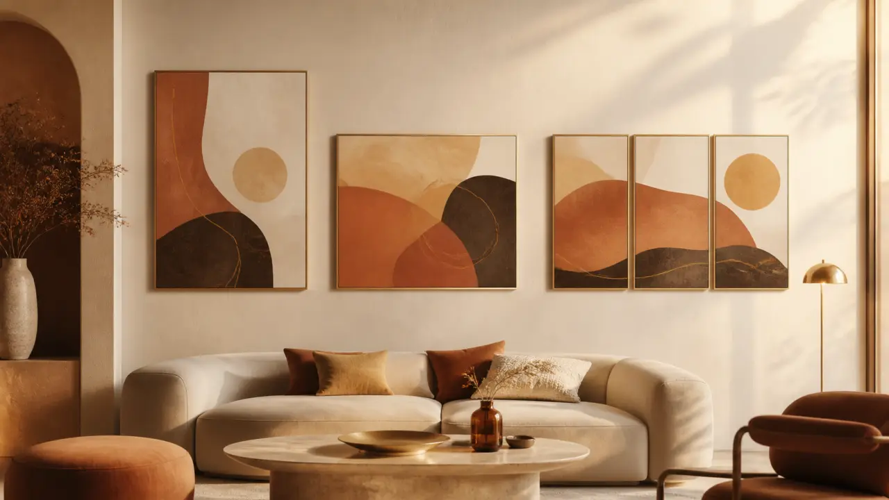 Affiche art abstrait : choisir le bon style, format et support selon la pièce