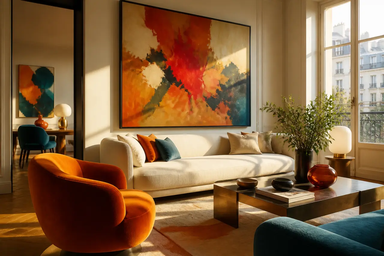 Tableaux modernes colorés : comment transformer votre intérieur avec style