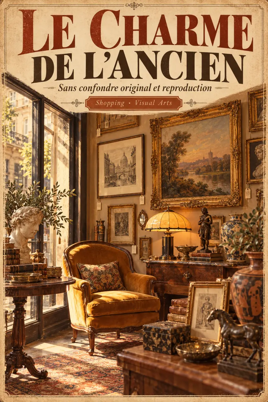 Affiche publicitaire vintage : le charme de l’ancien, sans confondre original et reproduction